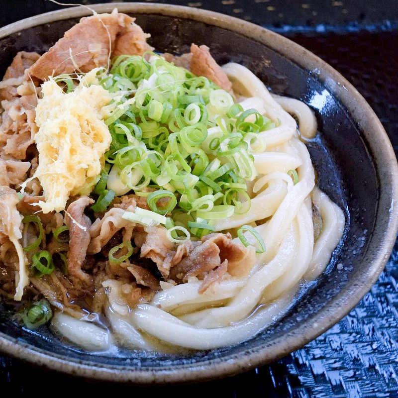 肉ぶっかけ冷(こがね製麺所 観音寺店 )