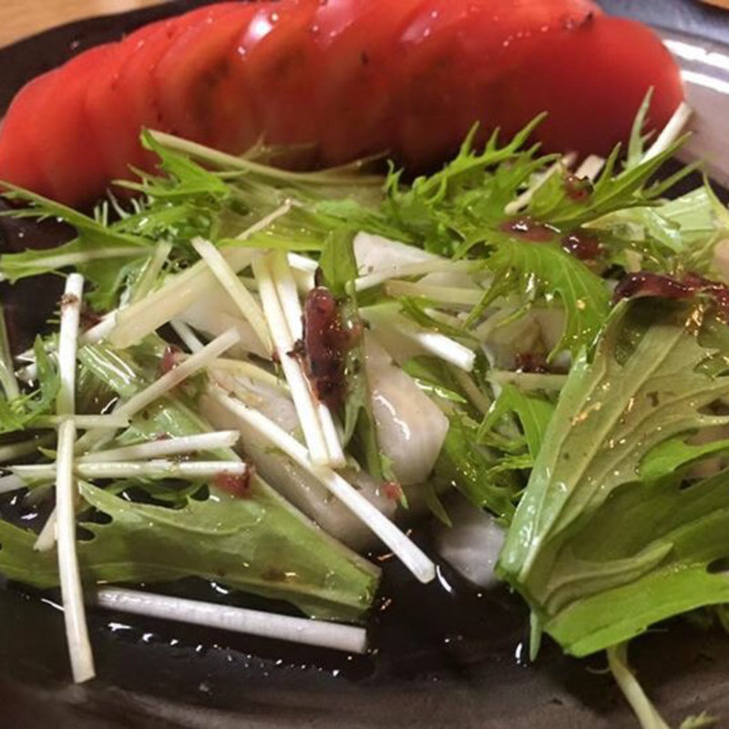 水菜と大根のサラダ(海門 )