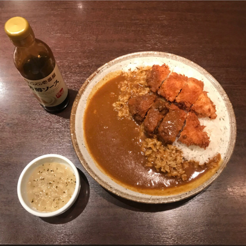 手仕込 ささみカツカレープラス オニオンレモンソース（期間限定）(CoCo壱番屋 国分寺並木町店)