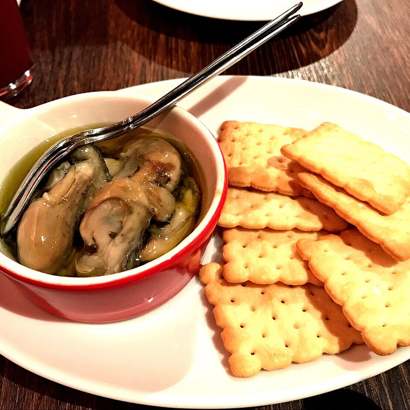 牡蠣の燻製(バル TRIUMPH （トリンプ）)