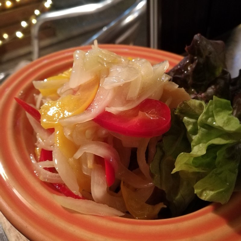 お魚と野菜のカルピオーネ(トラットリアラボッチャ)