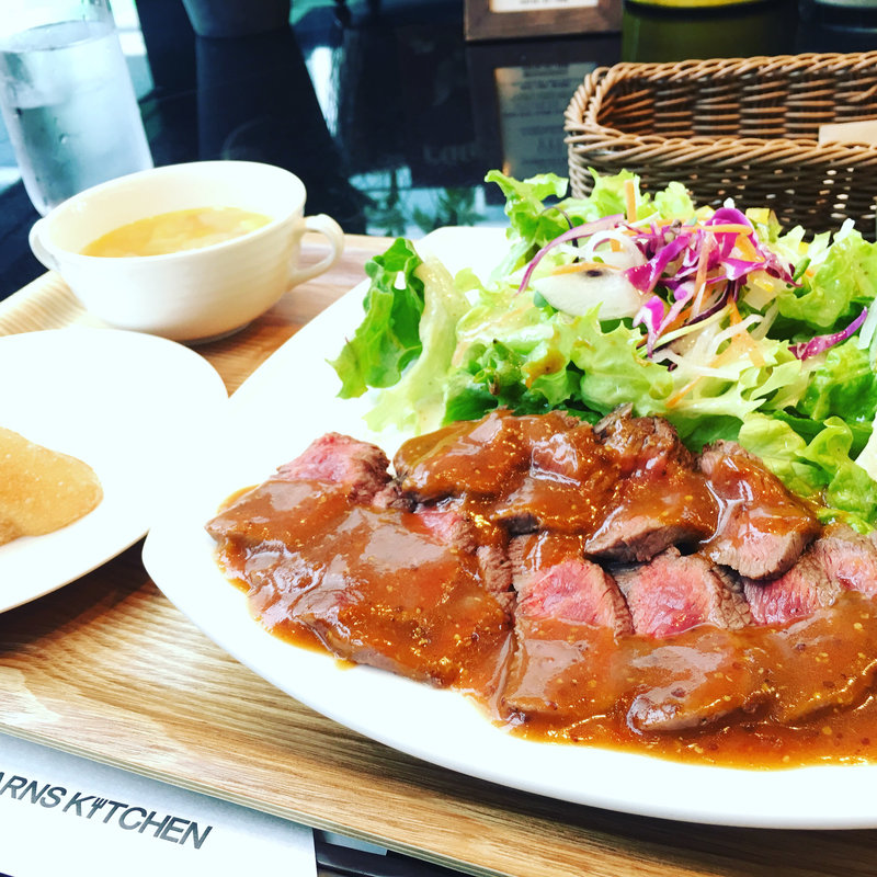 牛イチボ肉のステーキランチ(バーンズ・キッチン （【旧店名】バーンズ・カフェ）)