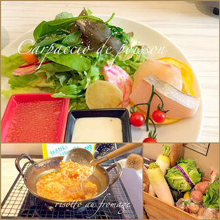 有機野菜とトマト鍋コース(神戸野菜とフルーツ kitchen de kitchen～キッチン デ キッチン～)