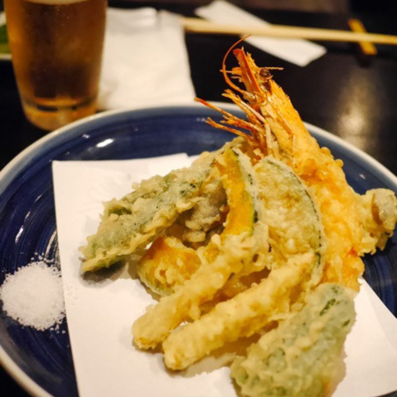 季節の天ぷら(軽井沢 川上庵)