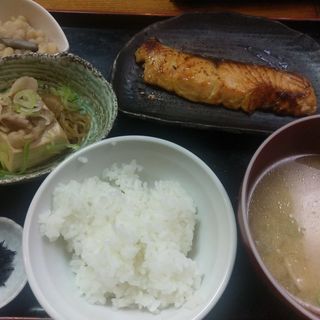 さわらの西京漬定食(まるしん)