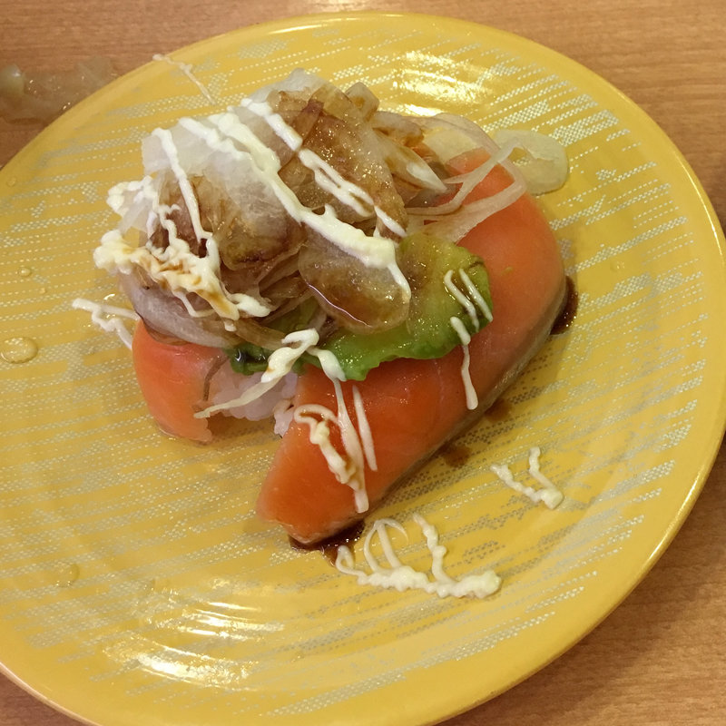 サーモンアボガド(かっぱ寿司 明石店)