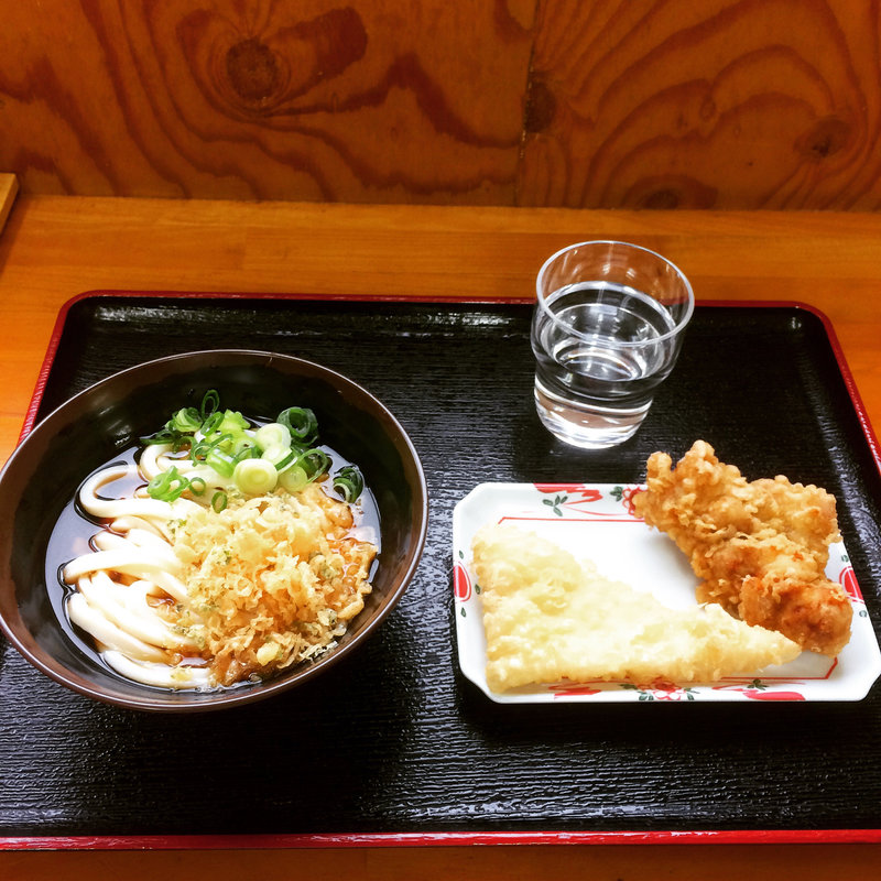 ぶっかけうどん(木の崎うどん)