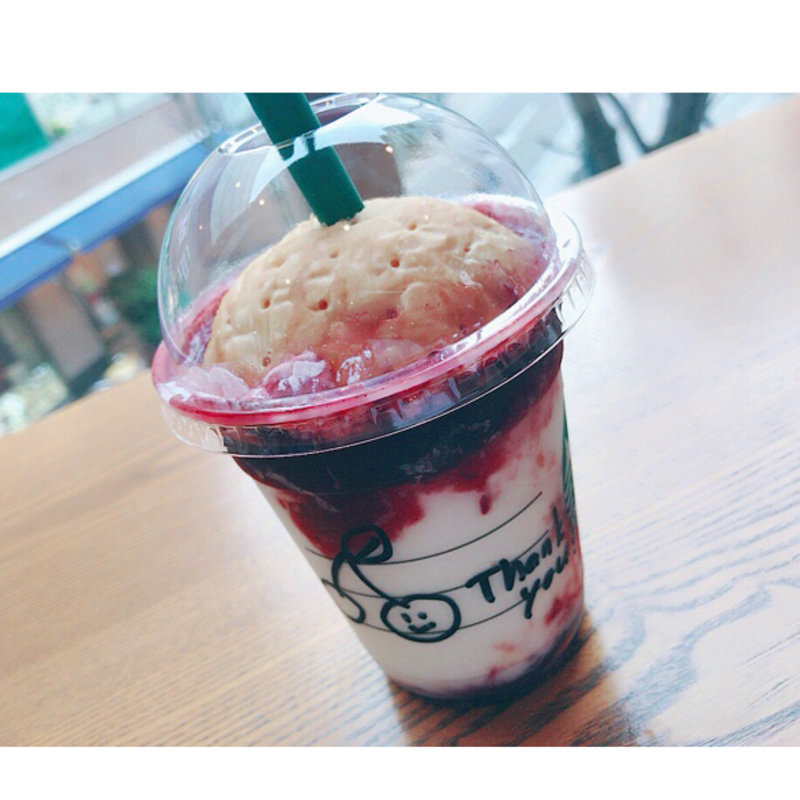 アメリカンチェリーパイフラペチーノ(スターバックスコーヒー静岡丸井店)