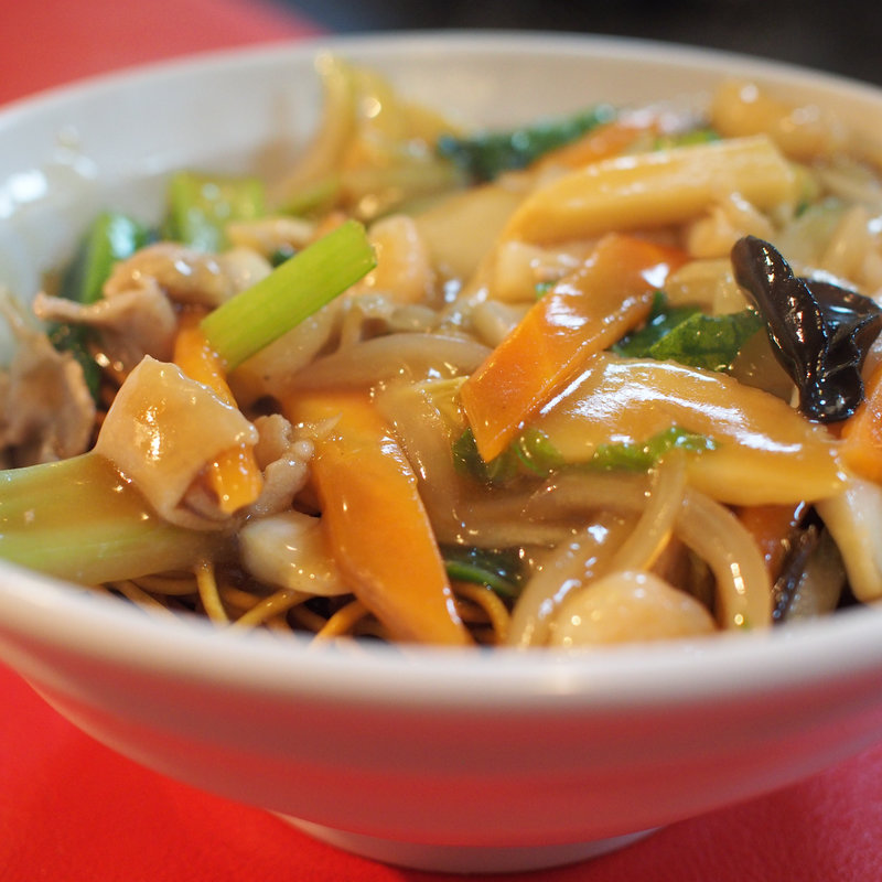 海鮮パリパリ焼きそば(中華食堂 ナガサキの鐘 豊中店)