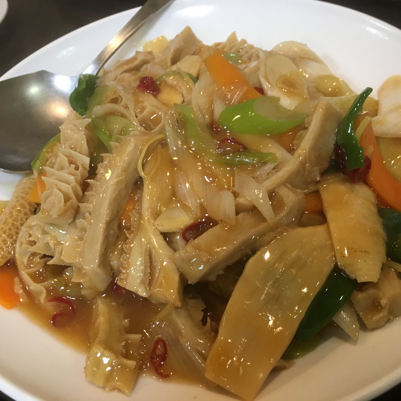 モツの辛味噌炒め(中華成喜)