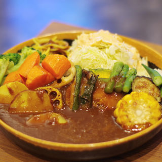 1日分の野菜カレー(Mr.ポルコン 姫路フェスタ店)