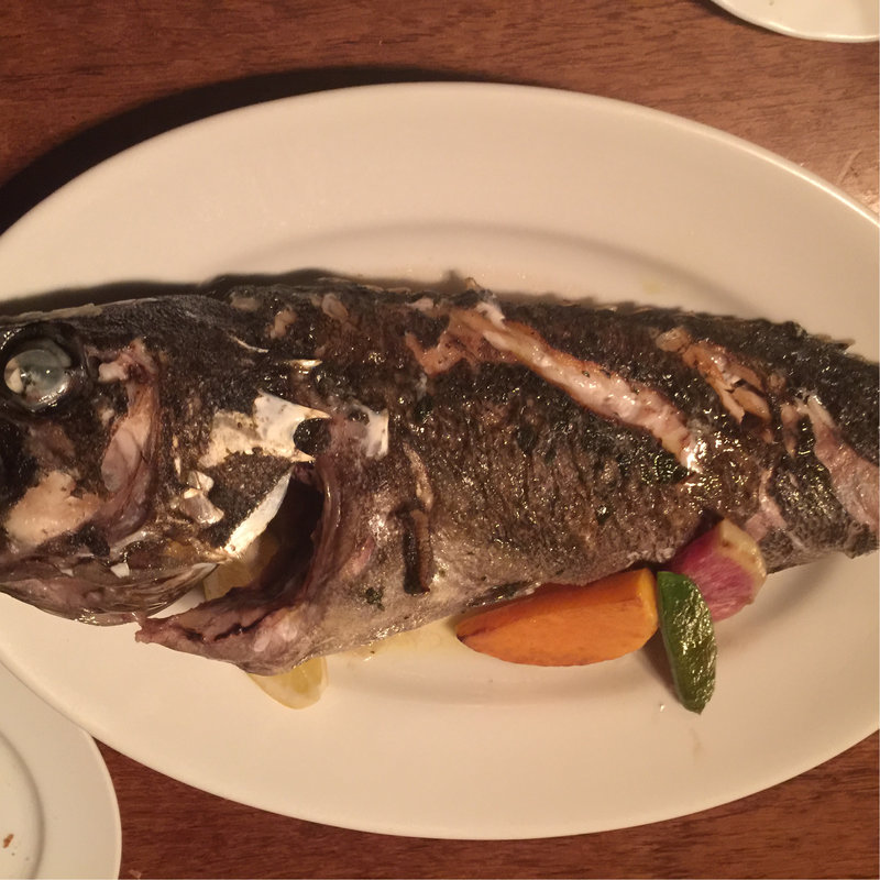 黒ソイのハーブ蒸し(イタリアンバル UOKIN)