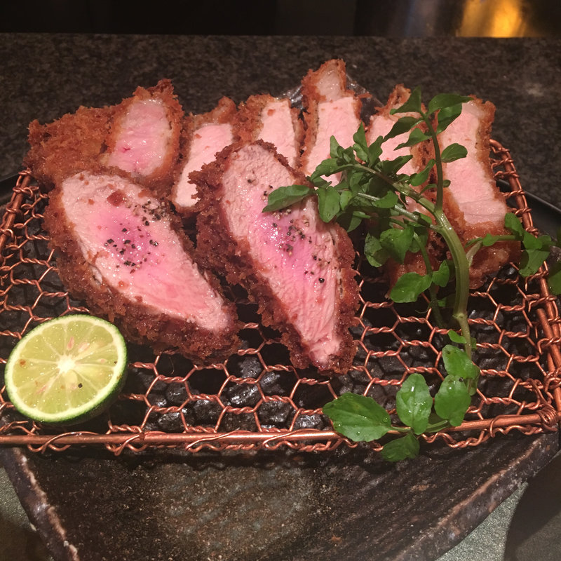 至福の豚と上ヒレカツセット(とんかつ マンジェ)