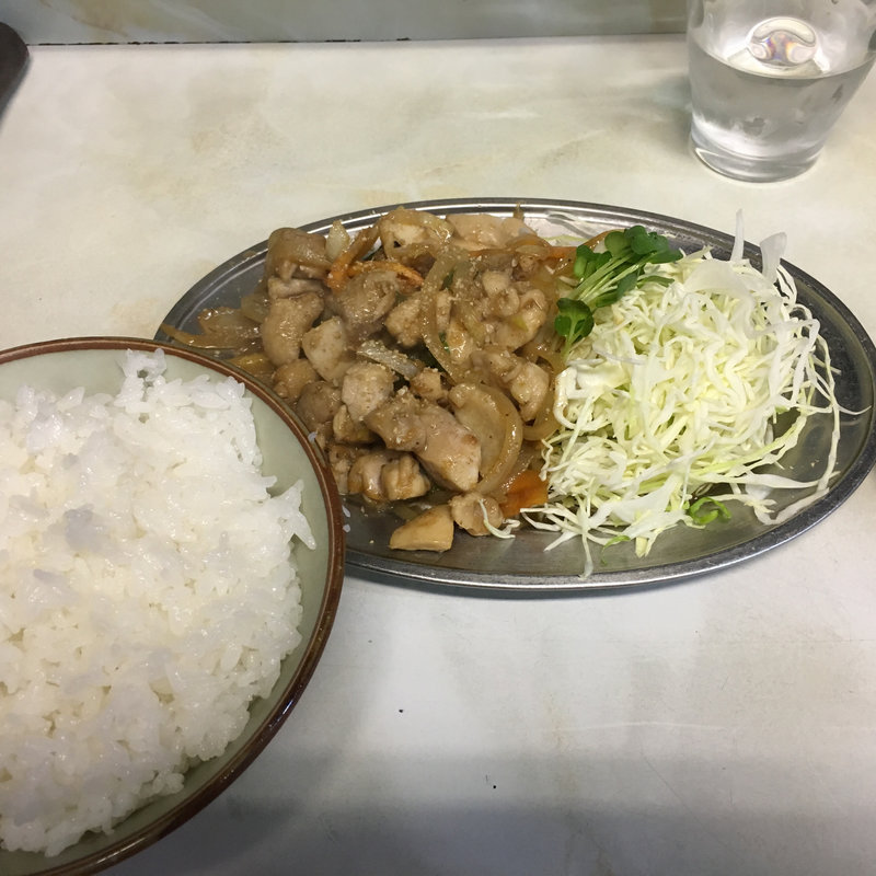 鶏の生姜焼き(いなり食堂)