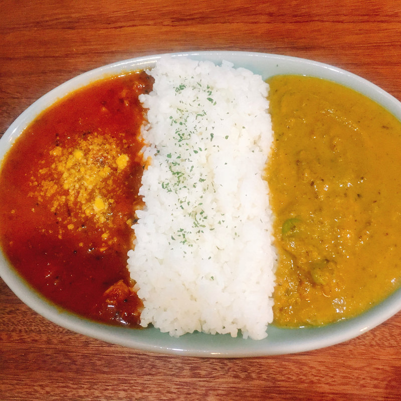 カレーマニアの日替わりカレー(朝めし酒場ナニコレ食堂)