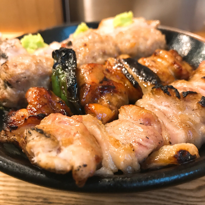 焼鳥4本丼(伊勢廣 京橋本店)
