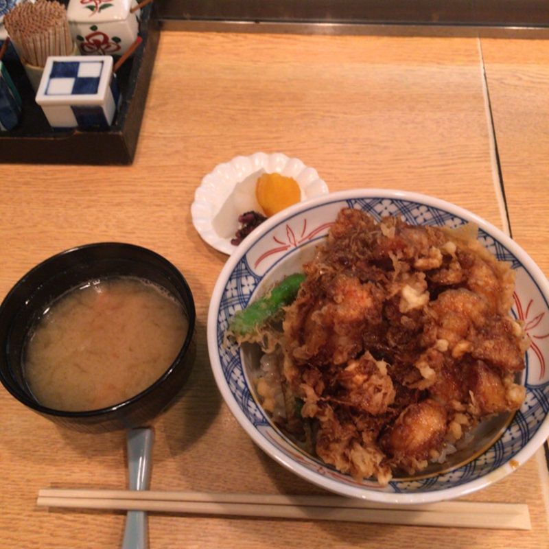 かき揚げ丼(てんぷら黒川)