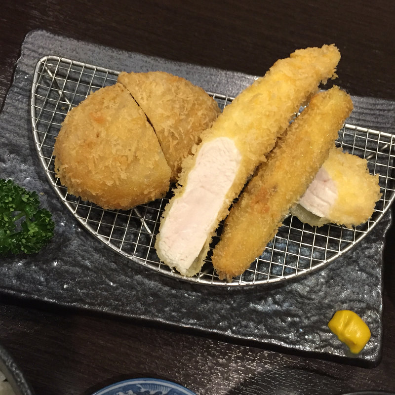 メンチカツ・ささみカツ膳(イマカツ 銀座店)