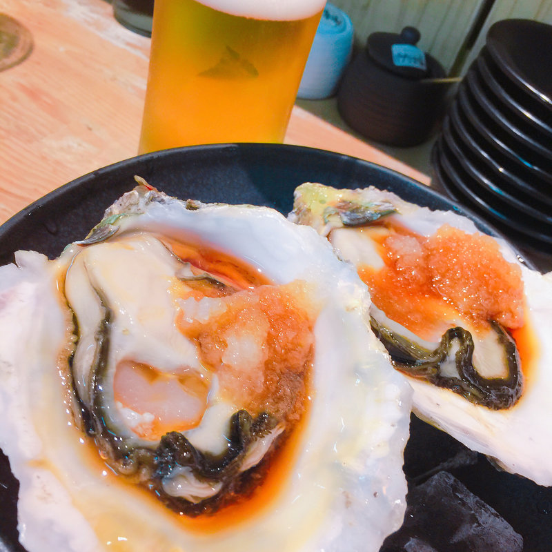 岩牡蠣(天ぷらとワイン小島 本店)