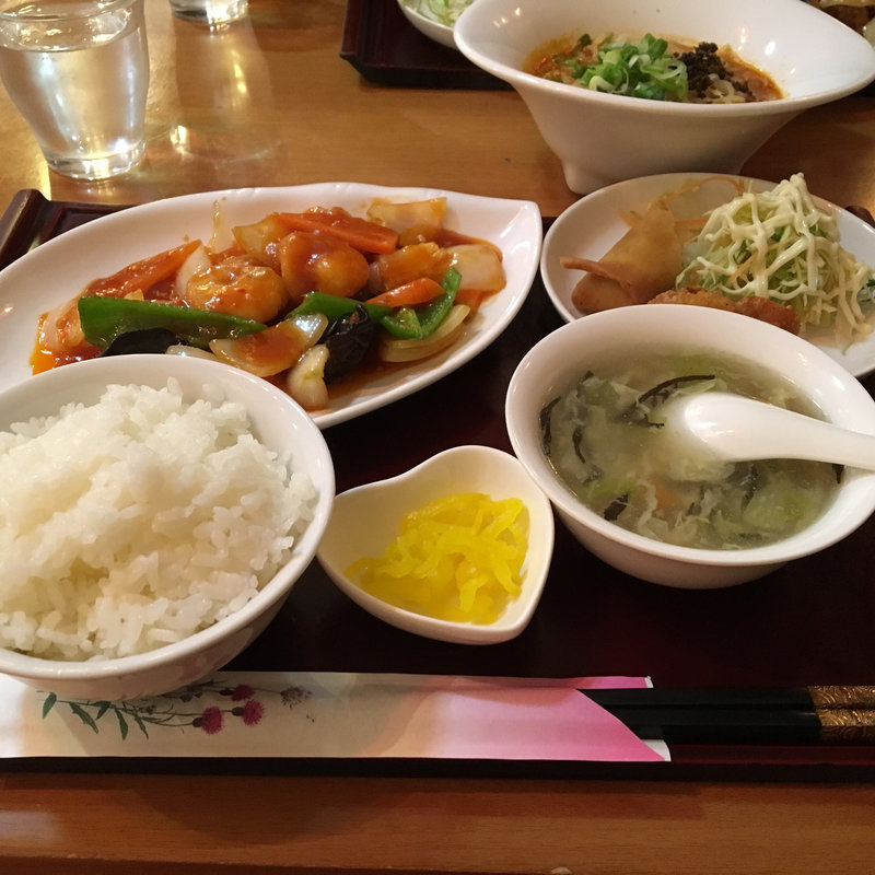 エビチリ定食(中華美食店　中光園 )