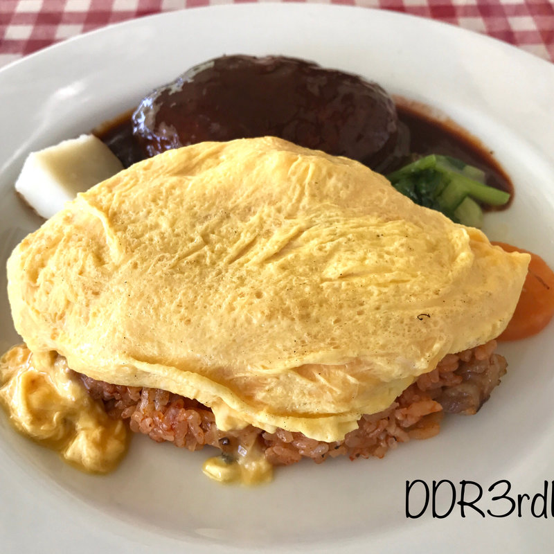 オムライスとハンバーグ(アルカフェ コナミ （ALcafe Conami）)