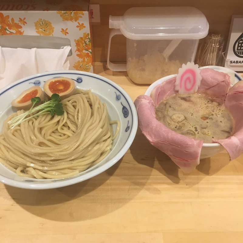 鯖濃厚鶏つけ麺 250g チャーシュートッピング(つけ麺専門 サバ６製麺所plus 天六店)