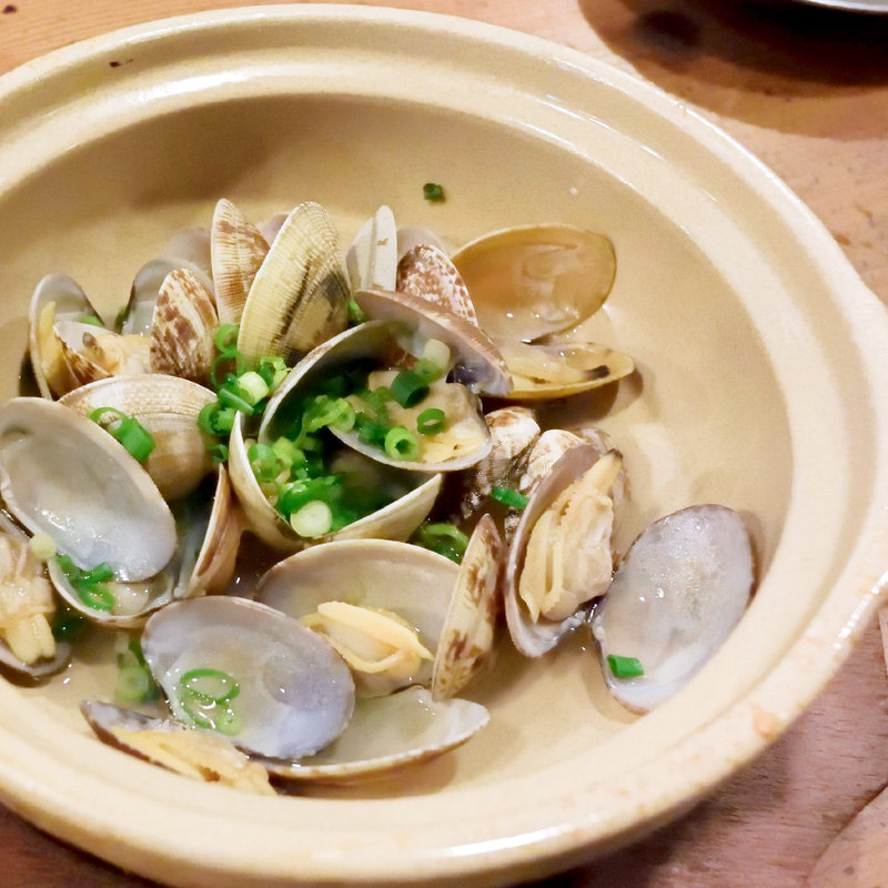 あさりの酒蒸し(がむしゃら)