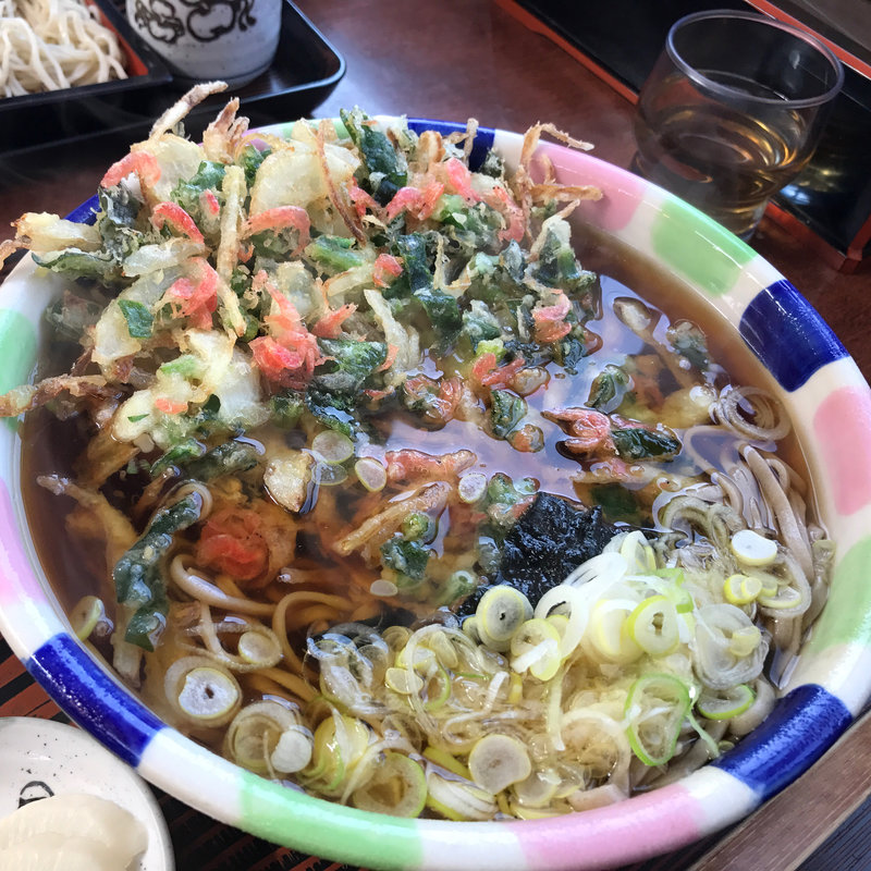 汁そば 野菜天(はらぺこ )