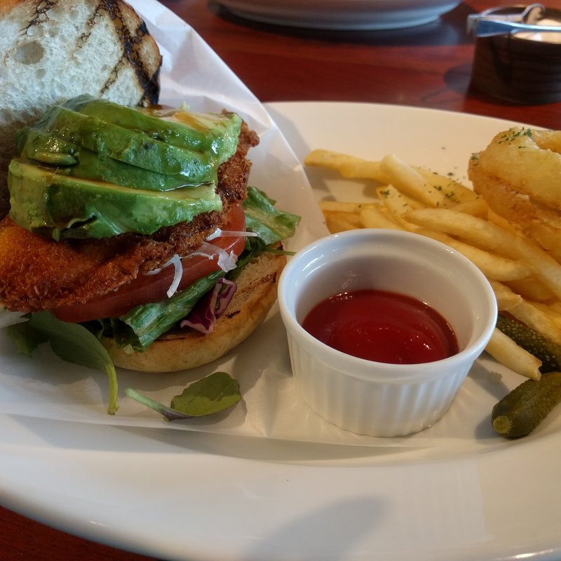 アヒバーガーセット(MUU MUU DINER Fine Hawaiian Cuisine Yotsubako店)