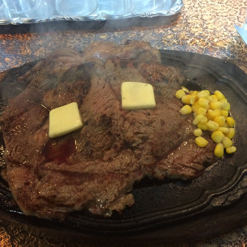 曙ステーキ640g　ライス&サラダ(リベラ 目黒店)