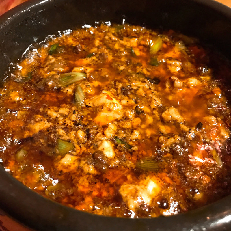 四川風 麻婆豆腐(鉄板中華 福華（プッカ）)