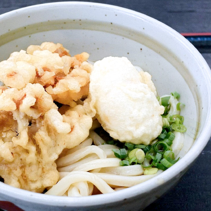 とり玉天ぶっかけ冷(さぬきうどん滝宮 )