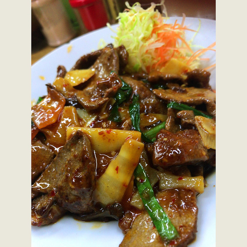 レバー大盛定食(横浜亭 )