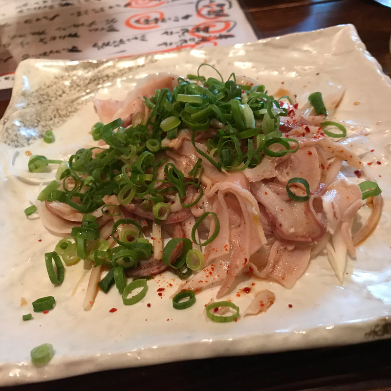 ミミガーの和え物(わらた)