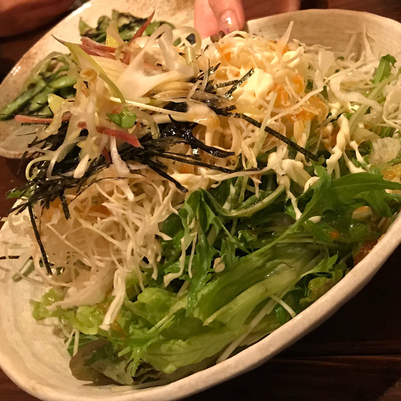 野菜サラダ(わらた)