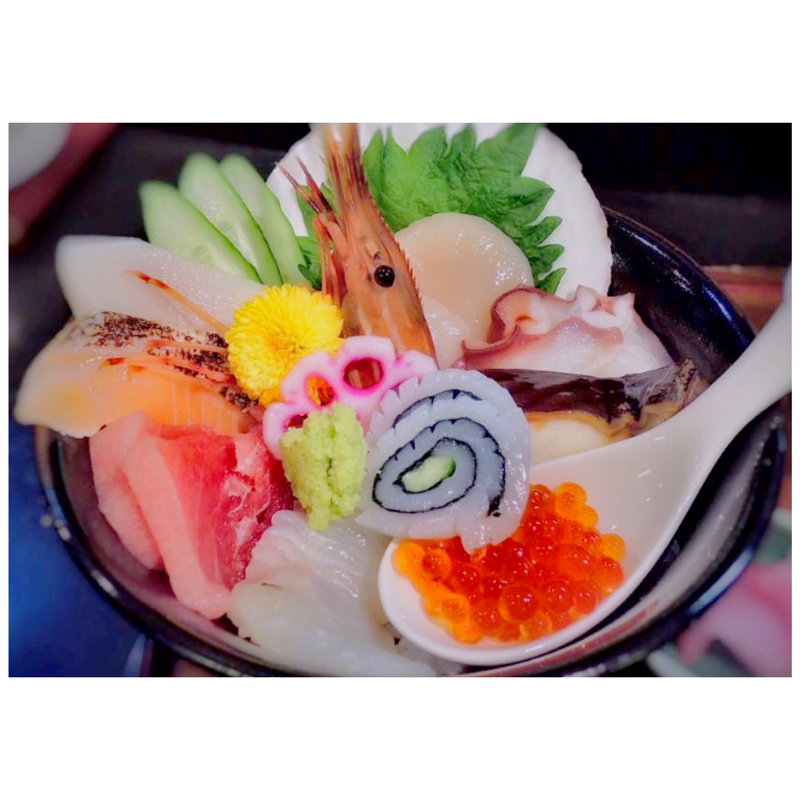 キラキラ春つげ丼(創菜旬魚はしもと)