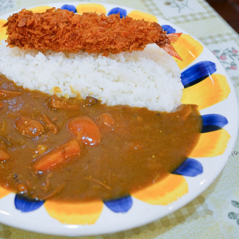 エビフライカレー(カフェ・ド・サンティエ )