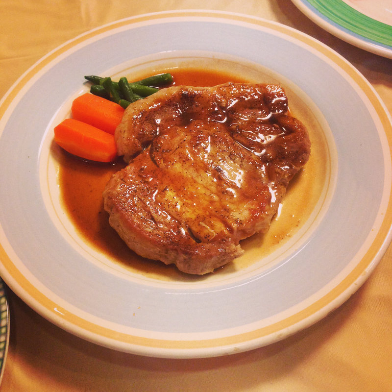 ポークソテーオリジナルソース(トラットリア フェリーチェ)