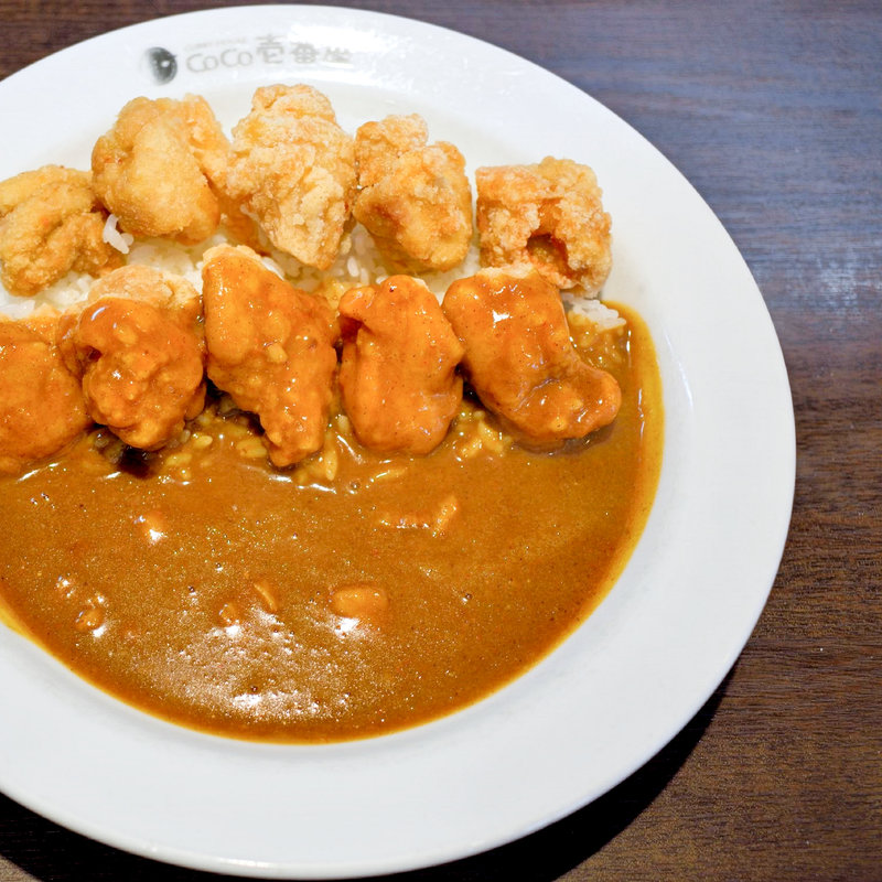 フライドチキンカレー4辛+フライドチキン(CoCo壱番屋 香川国分寺店 （ココイチバンヤ）)