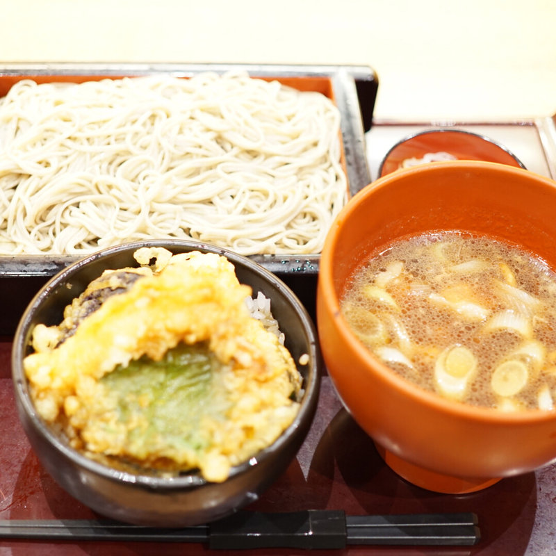 鴨せいろBセット(そば処 みよ田 長野本店 （みよた）)