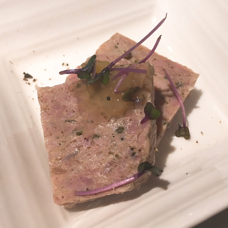 自家製パテとレモンのコンフィチュール(リストランテ ヴィーナス)