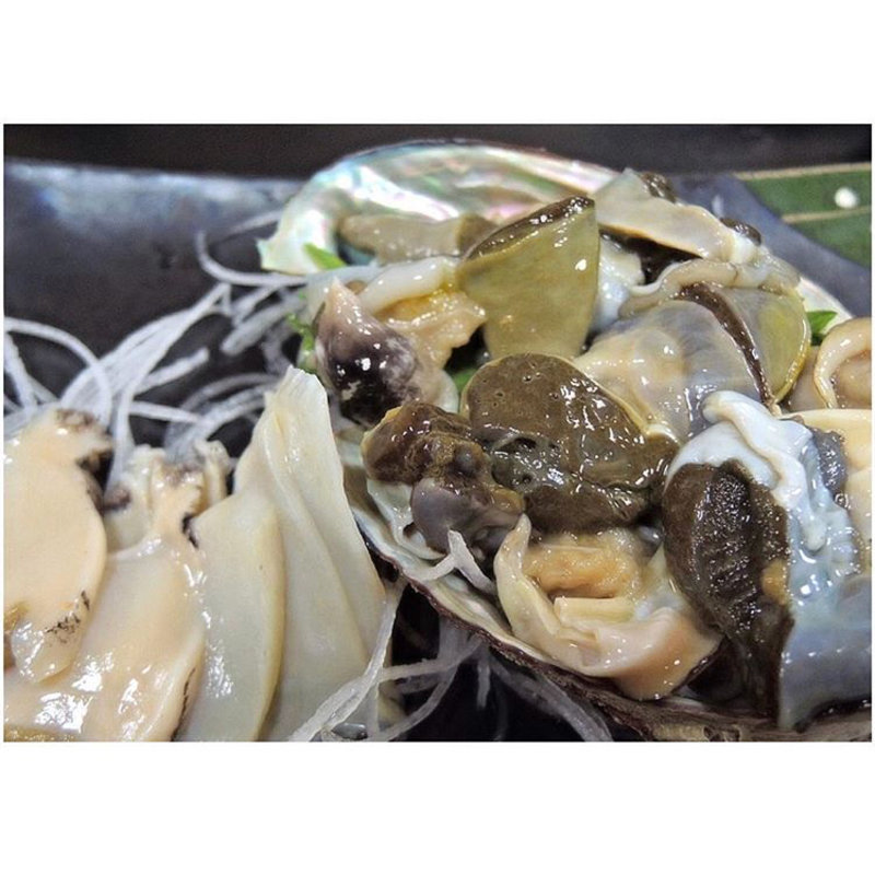 鮑の刺し身(津の宮荘 )