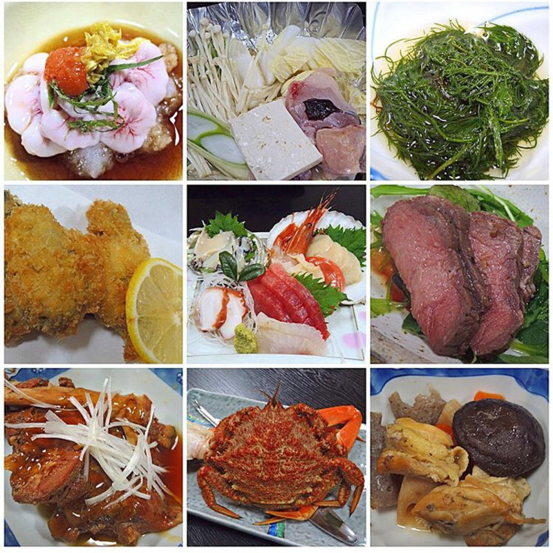 晩ご飯(津の宮荘 )