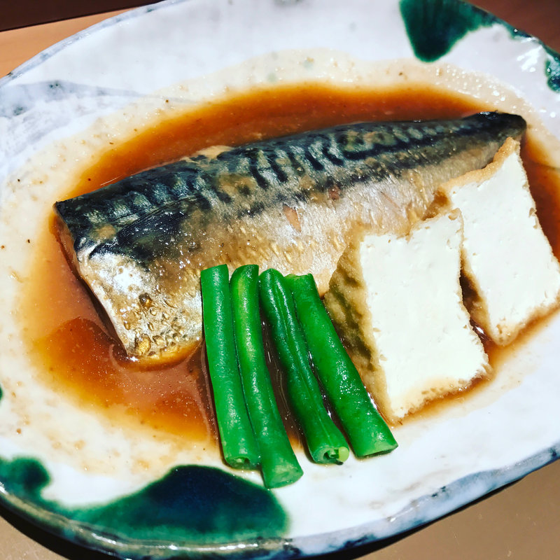 サバの味噌煮定食(やよい軒 堂山店)