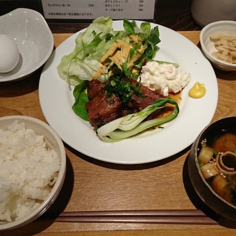 ラフティー～沖縄風豚の角煮～定食(あさり食堂)