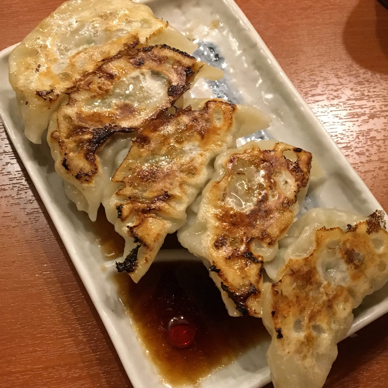 自家製焼き餃子(もつ千 八丁堀店)