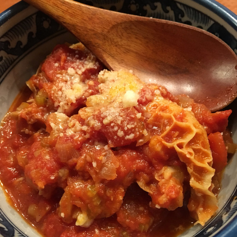 ハチノストマト煮(もつ千 八丁堀店)