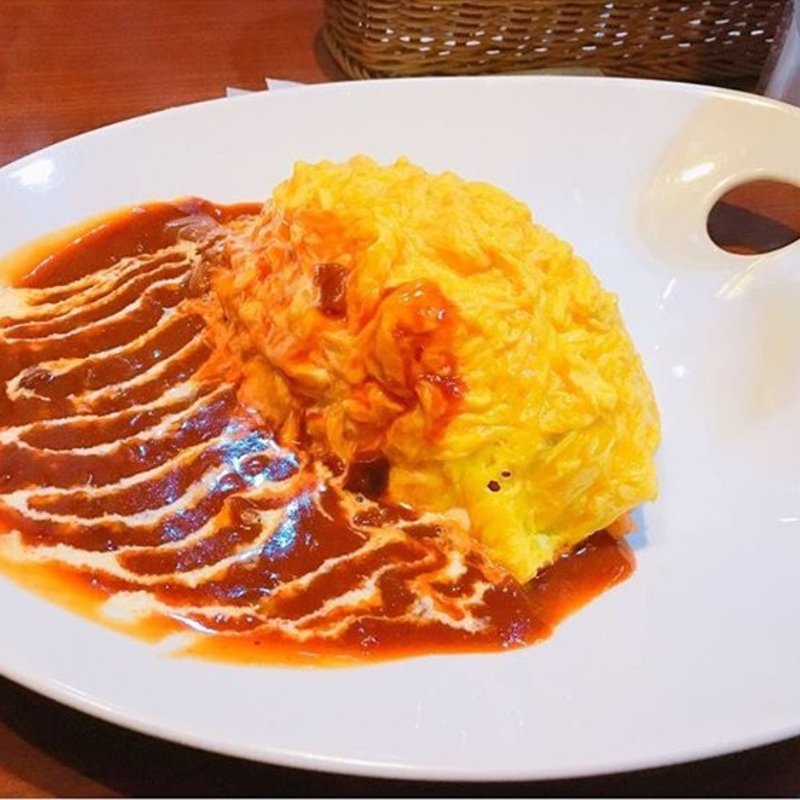 オムライス ～ハヤシソース～(レストランじゅらく 上野駅前店)