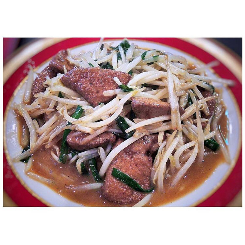 ニラレバ炒め(温州菜館 （オンシュウサイカン）)