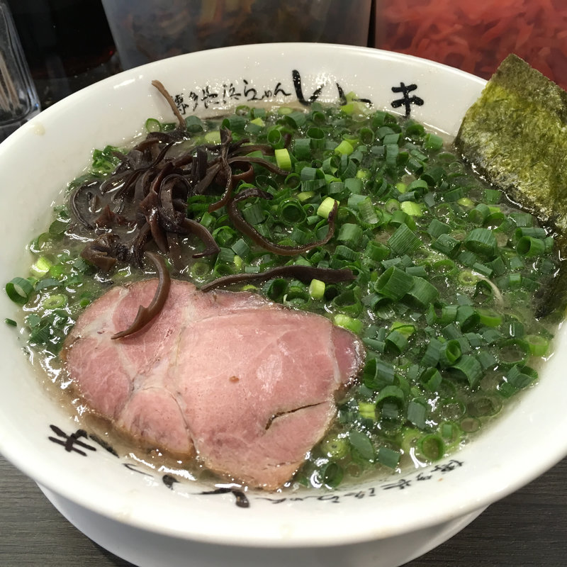 ねぎらーめん(博多長浜らーめん いっき)